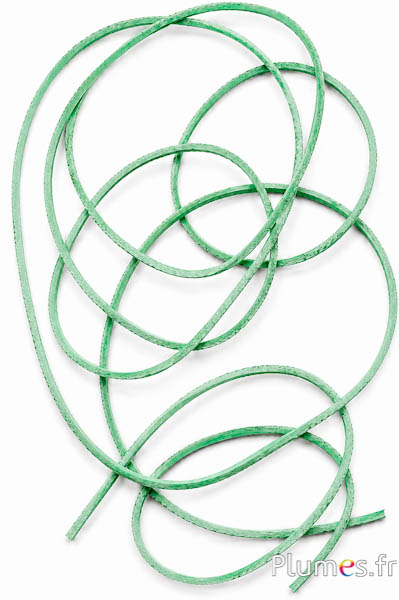 Leren riem - dikte 3 mm - mint